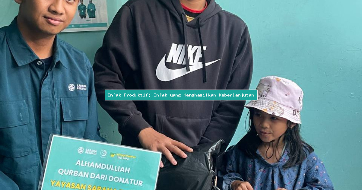 Infak Produktif: Infak yang Menghasilkan Keberlanjutan